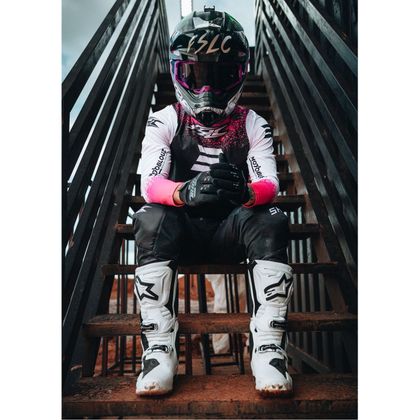 Shot KONTAKT FSLC MOTOBLOUZ 2026 Cross-Hose - Pinke / Schwarz