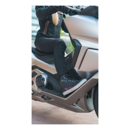 LS2 ZOE LADY Motor sneakers - Zwart / Violet