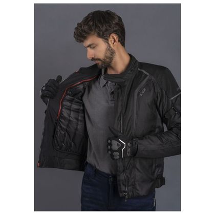 Veste Moto LS2 SEPANG - Noir / Gris