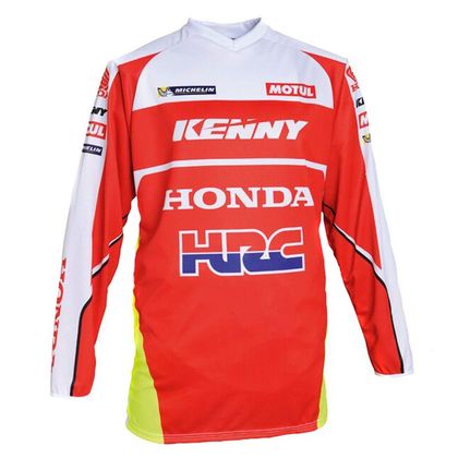 Camiseta de motocross Kenny HONDA HRC TITANIUM - RED WHITE 2018 Ref : KED0159 