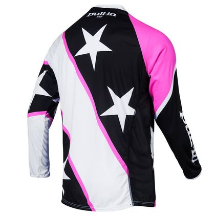 Maillot cross Pull-in NYSE ML  - BLACK/NEON PINK 2015