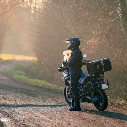 DXR D-TEX Motorbike Jacket - Black