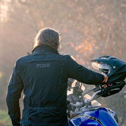 DXR D-TEX Motorbike Jacket - Black