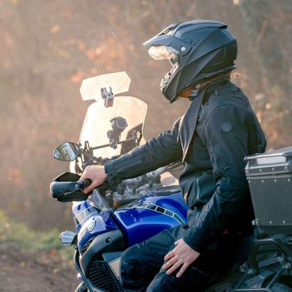 DXR D-TEX Motorbike Jacket - Black