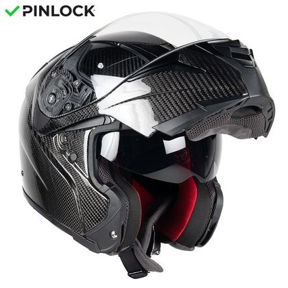 Capacete modular Dexter ADRON CARBON EVO - Preto Ref.: DX0033 