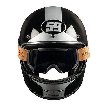 Casque Dexter MARTY FIFTY NINER SILVER AND BINOCLE PACK
