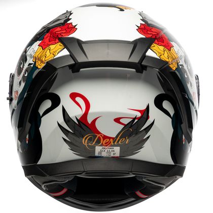 Casco Dexter EROS CALAVERA - Blanco