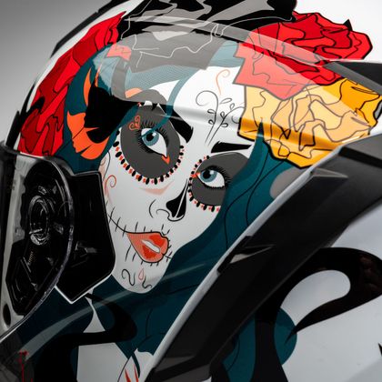 Casco Dexter EROS CALAVERA - Blanco