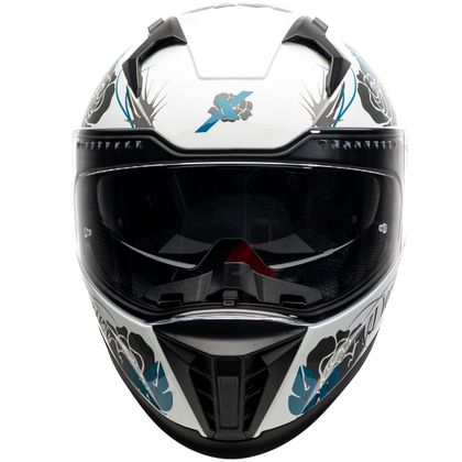 Casco Dexter EROS FELINE - Blanco / Azul