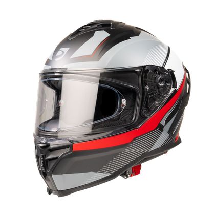 Casque Dexter HYPERION LUX - Noir / Rouge Ref : DX0728 