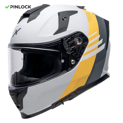 Casque Dexter MIRAGE PRYSM - Gris / Jaune Ref : DX0743 