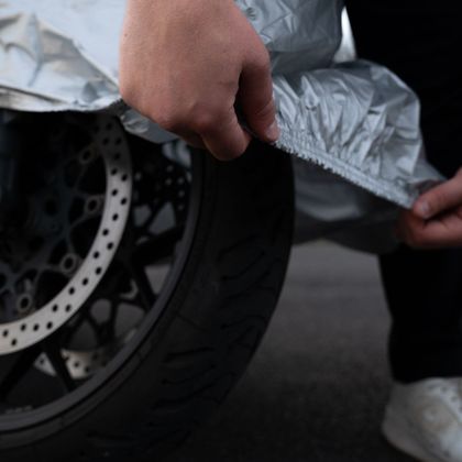 DXR EERSTE L Motorhoes Universeel - Grijs