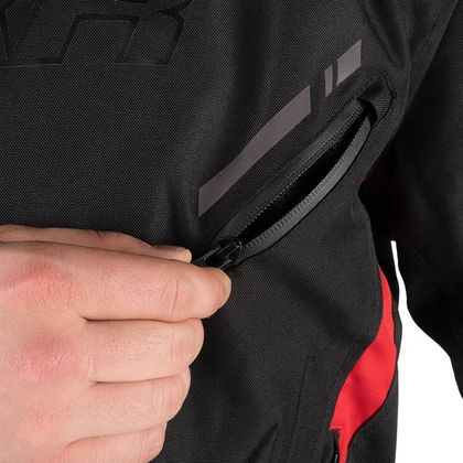 Blouson Moto DXR TRUSTER - Noir / Rouge