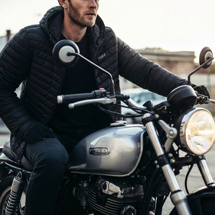 Doudoune moto DXR BOLSTER - Noir