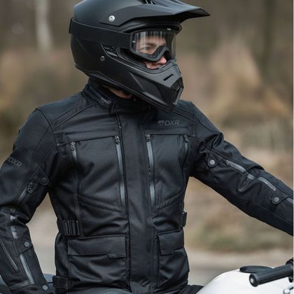 Veste Moto DXR CAIRO - Noir
