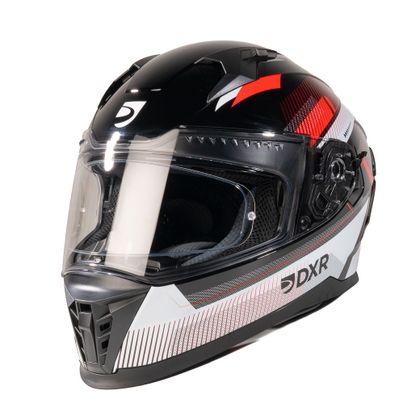 Casque intégral DXR EROS VOX - Noir / Rouge Ref : DX0734 