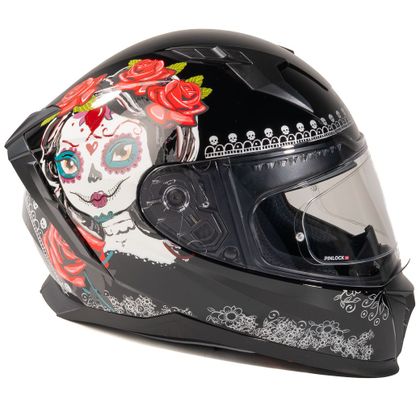 Dexter EROS SANTITA Integraalhelm - Zwart