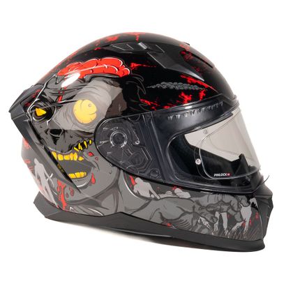 Casque intégral Dexter EROS NEGAN - Noir / Gris