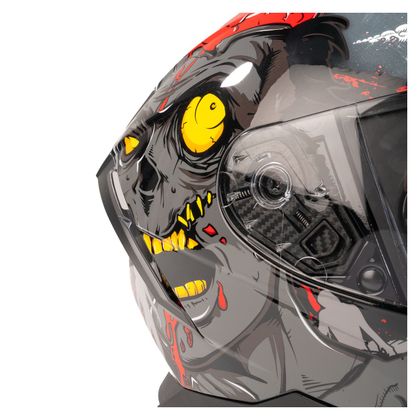 Casque intégral Dexter EROS NEGAN - Noir / Gris