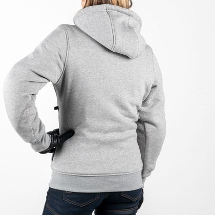 DXR FLEEZ LADY Motorcycle sweatshirt - Grey