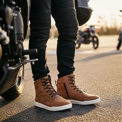 DXR ANTON EVO Motor sneakers - Bruin