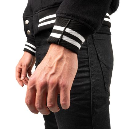 DXR TEDDY Motorradjacke - Schwarz