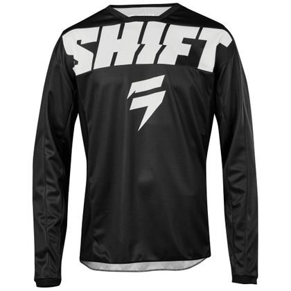 Camiseta de motocross Shift YOUTH WHIT3 YORK - BLACK Ref : SHF0413 