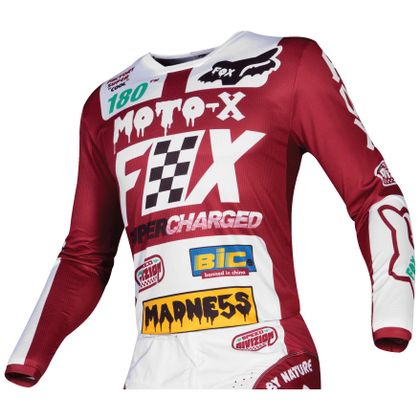 Camiseta de motocross Fox 180 - CZAR - CARDINAL 2019