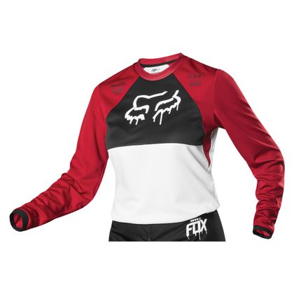 Camiseta de motocross Fox WOMEN 180 - DRIP - CARDINAL 2019