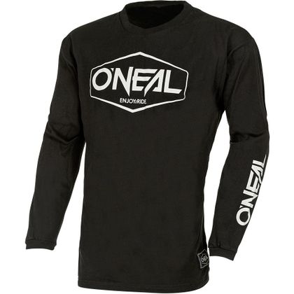 Camiseta de motocross O'Neal ELEMENT - HEXX V.22 - BLACK WHITE 2023 - Negro / Blanco Ref : OL1848 