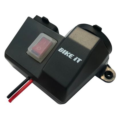 Bike It 12 V voedingskit, 2 USB-poorten Adapter voor sigarettenaansteker Universeel
