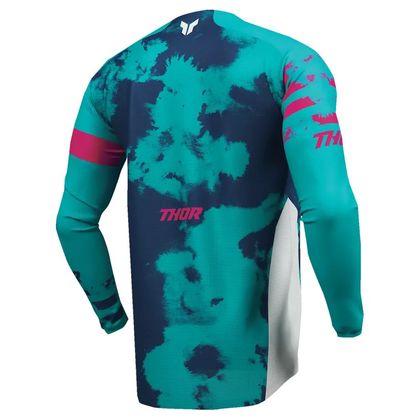 Maillot cross Thor LAUNCH BLEACH - ENFANT - Blanc / Bleu