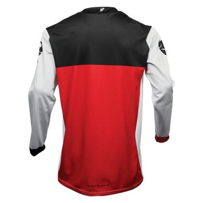 Camiseta de motocross Thor PULSE AIR FACTOR - WHITE RED 2020