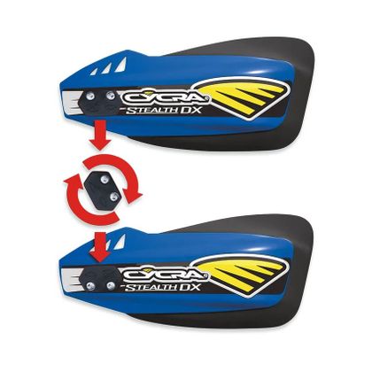 Protèges-mains CYCRA STEALTH DX RACER PACK BLEU Universel - Bleu
