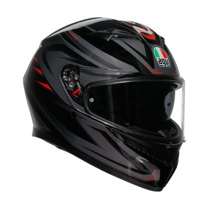 AGV K3 - SYTH Helmet - Black / Red Ref : AG1099 
