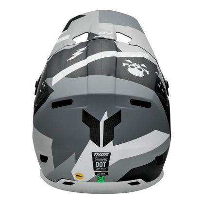 Casque cross Thor REFLEX - SPORT CARBON - BRAVE 2025 - Gris / Blanc