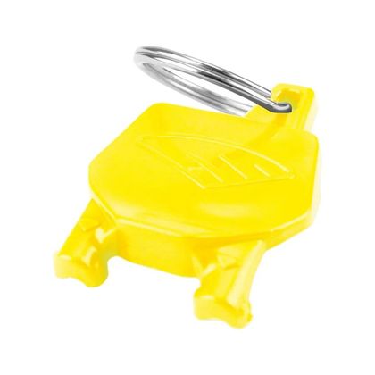 Porte-clé CYCRA PLAQUE NUMERO JAUNE Universel