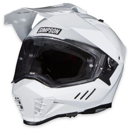 Simpson XCURSIE - SOLIDE Integraalhelm - Wit Ref: SIM0028 