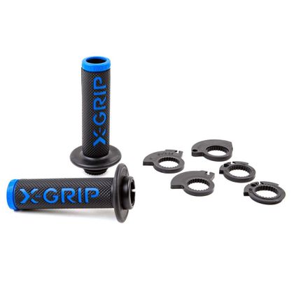 Poignées de guidon X-GRIP GRIPS LOCK Universel - Bleu