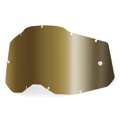 Ecran Masque 100% RACECRAFT 2 / ACCURI 2 / STRATA 2 - Jaune / Iridium