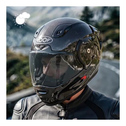 Ecran casque ROOF Photochromique - RO200/RO200 S - Incolore / Noir