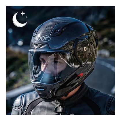 Ecran casque ROOF Photochromique - RO200/RO200 S - Incolore / Noir