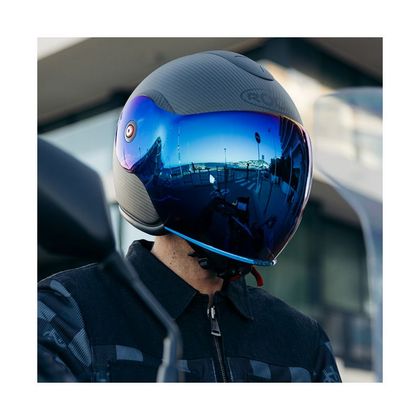 ROOF RO9 WISPER CARBON Headset display - Blue / Iridium
