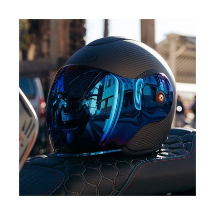 ROOF RO9 WISPER CARBON Headset display - Blue / Iridium