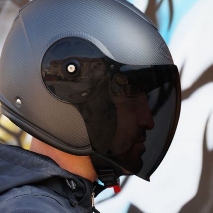 Ecran casque ROOF RO9 WISPER CARBON - Noir