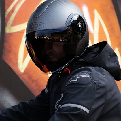 Ecran casque ROOF RO9 WISPER CARBON - Noir