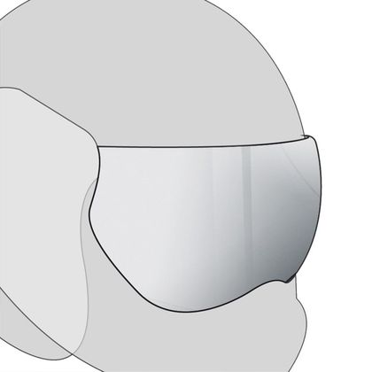 Pantalla de casco ROOF IRIDIO - RO4 FEVER/ABO/MANX/TRIBAL/PACER/TECK/METIS/SPHAIR DUO LUNETTE - Gris / Iridio