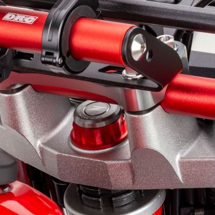 Ecrou colonne de direction Zéta  - Rouge