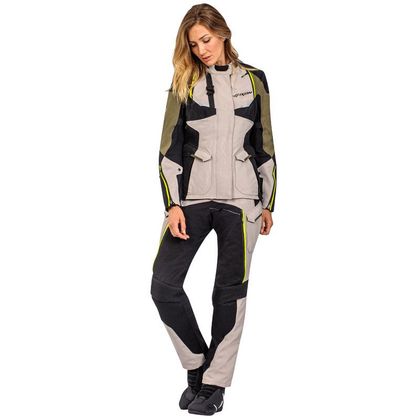 Ixon EDDAS DAME - VROUWEN Jas - Grijs / Groen