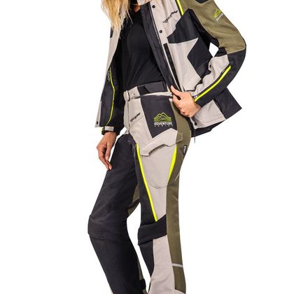 Ixon EDDAS DAME - VROUWEN Jas - Grijs / Groen